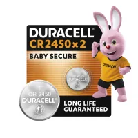 Battery CR 2450 special lithium tablet type 2450 3V, 2 pcs. in a Duracell package (5012263)