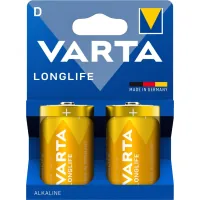 Battery Varta D (LR20) Longlife alkaline * 2 (04120101422)