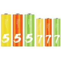 Battery CUKTECH AA+AAA rainbow alkaline battery (12*AA+12*AAA) (CUKAAB10CNCM)