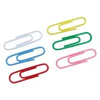 Paper clips Axent rounded, colored, 28 mm, 100 pcs. (4106-А)