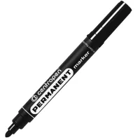 Marker Centropen Permanent 8566 2.5 mm, round tip, black (8566/01)