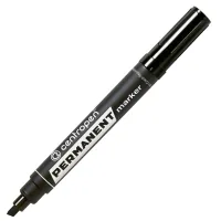 Marker Centropen Permanent 8576 1-4.6 mm, chisel tip, black (8576/01)