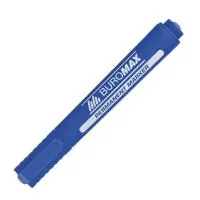 Marker Buromax Permanent "JOBMAX", round tip, blue (BM.8700-02)