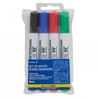 Set of markers Buromax JOBMAX Board, SET*4pcs (BM.8800-94)
