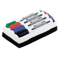 Set of markers Buromax JOBMAX Board, SET*4pcs+sponge (BM.8800-84)