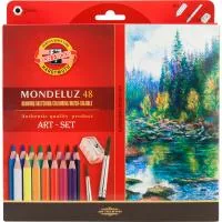 Colored pencils Koh-i-Noor Mondeluz watercolor 48 colors (3713)