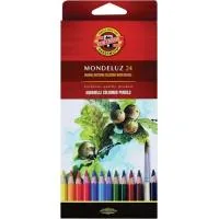 Colored pencils Koh-i-Noor Mondeluz watercolor 24 colors (3718024001KS)