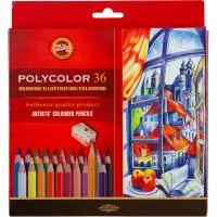 Colored pencils Koh-i-Noor Polycolor artistic 36 colors (3835)