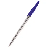 Ballpoint pen Delta by Axent Blue 0.7 mm Transparent body (DB2051-02)