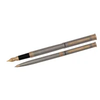 Regal fountain pen set nib + ballpoint in a gift case Steel (R68007.L.BF)