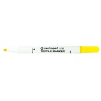 Marker Centropen Textile 2 mm yellow (2739/05)