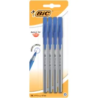 Ballpoint pen Bic Round Stic Exact, blue, 4 pcs in a blister (bc932857/bc9333702)