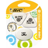 Bic Mini fun eraser, 3 pcs in a blister (bc927870)