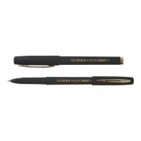Buromax Rouber Touch gel pen, 1.0mm, black ink (BM.8337-02)