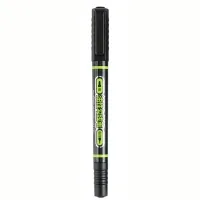 Baoke marker waterproof 0.5-2 mm, double-sided black (MARK-PER-BAO-MP2915B)