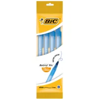 Bic Round Stick oil pen, blue, 4 pcs in a blister (bc944176)