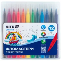 Markers Kite Creative brushes 12 colors (K-1150)
