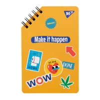 Блокнот Yes 95х145 60 аркушів на cпіралі Sticky mood без лініювання (151823)