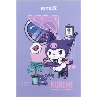Блокнот Kite А5 Kuromi термобіндер, 64 аркуші, нелінований (HK25-193)