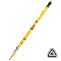 Kite Garfield three-sided graphite pencil, with eraser, HB (GF25-046)