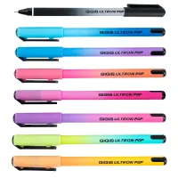 Ballpoint pen Unimax Ultron POP 2x, blue (UX-152-02)