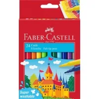 Felt tip pens Faber-Castell Castle Felt tip pen Castle in a cardboard box 24 colors (31632)