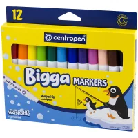 Centropen Bigga felt-tip pens, 12 pcs (7650/12)