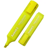 Маркер Axent Highlighter 2537-A, 1-5 мм клиноп. жовтий (2537-08-A)