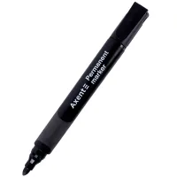 Маркер Axent Permanent Comfort Grip 2542-A, 2 мм круглий чорний (2542-01-A)