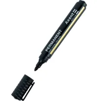 Маркер Axent Permanent D2604 Standard, 2 мм круглий чорний (D2604-01)