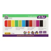 Пластилін ZiBi KIDS Line 12 кольорів, 192 г (ZB.6274)