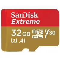 Memory card SanDisk 32GB microSD class 10 UHS-I U3 V30 A1 Extreme (SDSQXAF-032G-GN6MN)