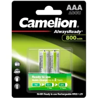 Акумулятор Camelion AА 800mAh Ni-MH Always Ready HR6 BP2 (NH-AA800ARBP2)