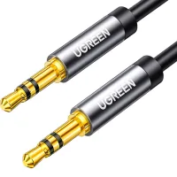 Multimedia cable 3.5mm M to 3.5mm M 0.5m AV119 black Ugreen (10732)
