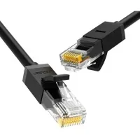Patch cord 1.5m, U/UTP Cat 6 CCA Lan Cable NW102 Black Ugreen (60545)