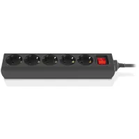 Network power filter REAL-EL RS-Protect M 1.8m, black (EL122300026)