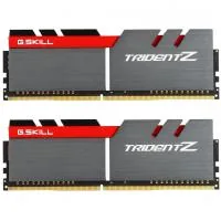 Computer memory module DDR4 16GB (2x8GB) 3200 MHz Trident Z Silver H/ Red G.Skill (F4-3200C16D-16GTZB)