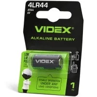 Battery 4LR44 / A544 1pc blister Videx (4LR44/A544 1B)