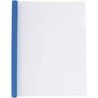 Economix A4 folder with clip bar 10 mm (2-65 sheets), blue (E31205-02)