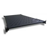 Полка 19" 1U глиб. 800мм, в шкафи глибиною 1000мм, чорна Hypernet (U-FS-100-BLACK)