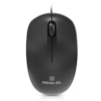 Мишка REAL-EL RM-206 USB Black (EL123200061)