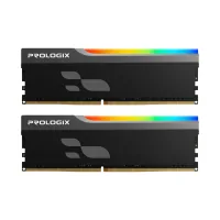Computer memory module DDR4 32GB (2x16GB) 3200 MHz Onyx Black RGB Prologix (PRO32GB3200YBR4K)