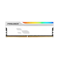 Модуль пам'яті для комп'ютера DDR5 16GB 5600 MHz Onyx White RGB Prologix (PRO16GB5600YWR5)