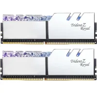 Модуль пам'яті для комп'ютера DDR4 32GB (2x16GB) 3200 MHz TridentZ RGB ROYAL Silver G.Skill (F4-3200C16D-32GTRS)