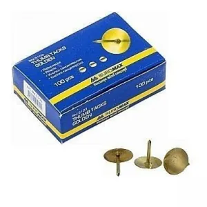 Buttons "BuroMAX" /BM 5103/ gold (100 pcs) (10)