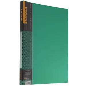 Folder-speed stitcher with pockets. A4, 2 cm "SCHOLZ" /04500/ Green (1/20/120)