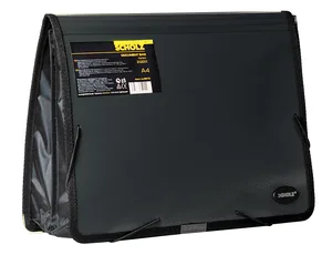 Folder with erasers 2 compartments, A4 "SCHOLZ" /5212/09/ black (1/24)