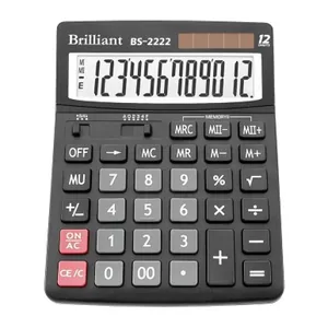 Калькулятор "Brilliant" /BS-2222/ наст.  12-разр,2 пам.150*192