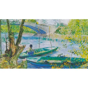 Картина з контуром "1В" /950992/ "Човен" 40*60см БЕЗ фарб