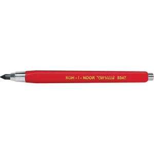 Олівець цанговий "Koh-i-Noor" /5347/ пласт. корп, дов=140мм, гриф.5,6мм (черв. кол. корп) (1/20)